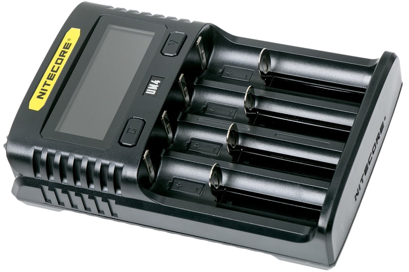 Nitecore UM4 4 Bay Digital LCD Battery Charger