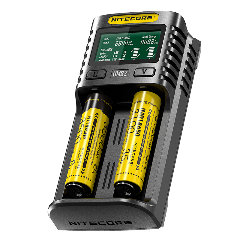 Nitecore UMS2 Superb LCD Battery Charger