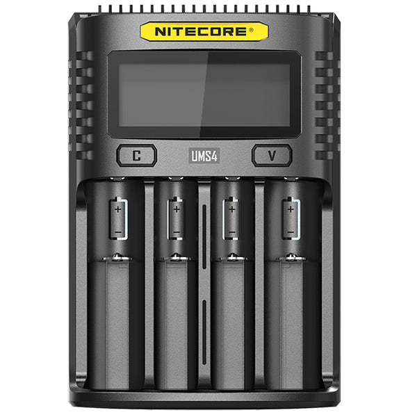 Nitecore UMS4 4 Bay Superb LCD Battery Charger