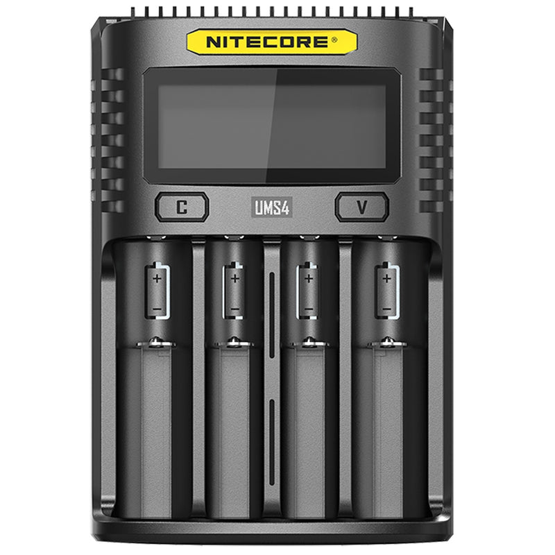 Nitecore UMS4 4 Bay Superb LCD Battery Charger