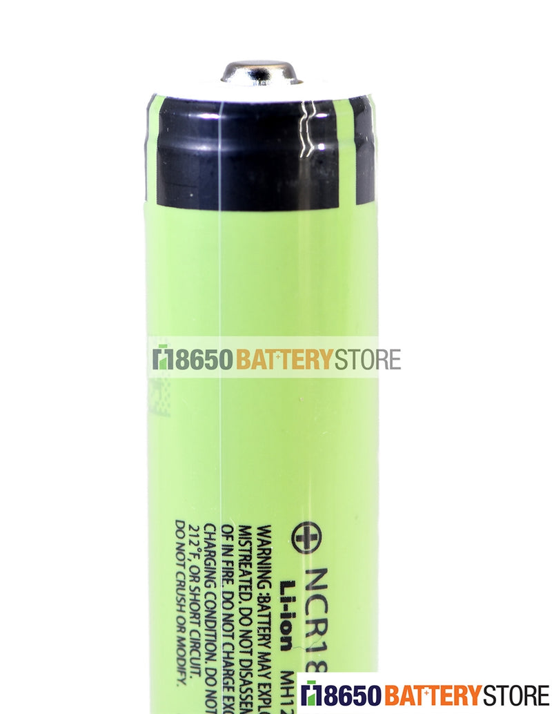 Panasonic NCR18650B 3400mAh - Button Top Battery