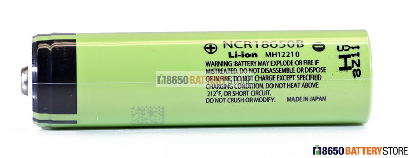 Panasonic NCR18650B 3400mAh - Button Top Battery