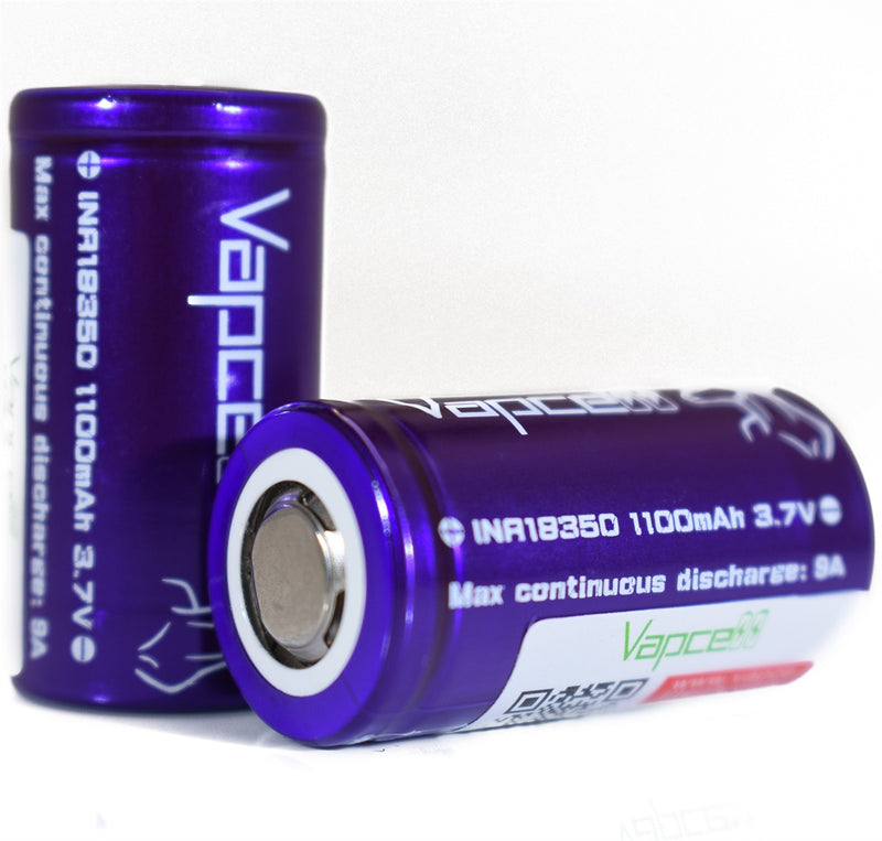 Vapcell 18350 1100mAh 9A Battery