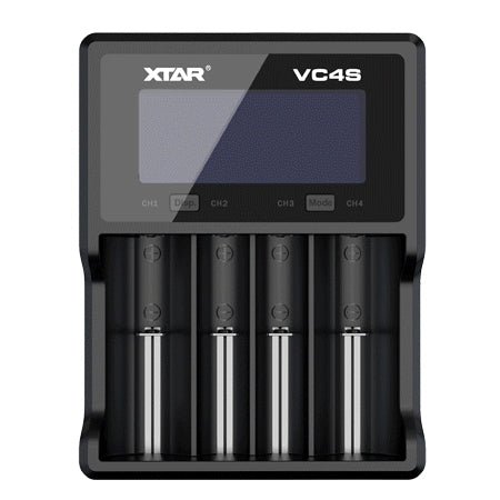 XTAR VC4S 4 Bay LCD USB Battery Charger