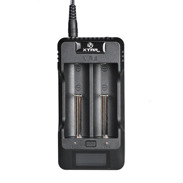 XTAR VP2 Li-ion, LifePo4 (3.6V/4.2V/4.35V) Battery Charger