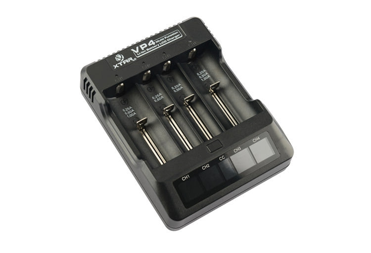 XTAR VP4 4 Bay LCD Battery Charger