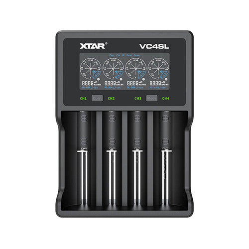 XTAR VC4SL 4 Bay Digital LCD Battery Charger