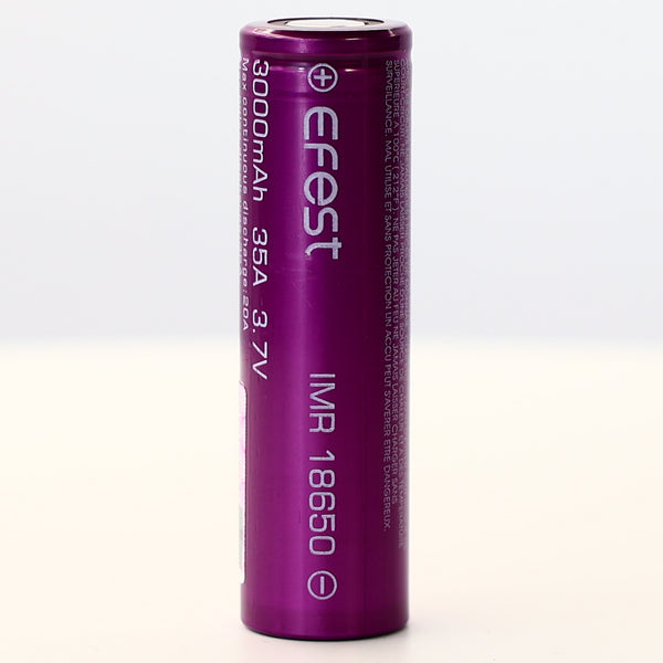 Efest Purple IMR 18650 3000mAh 20A Battery