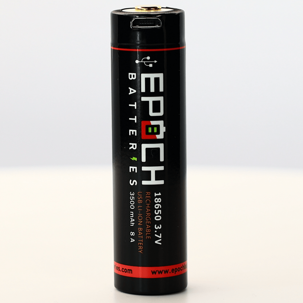 Epoch 18650 3500mAh 8A USB Rechargeable Protected Battery