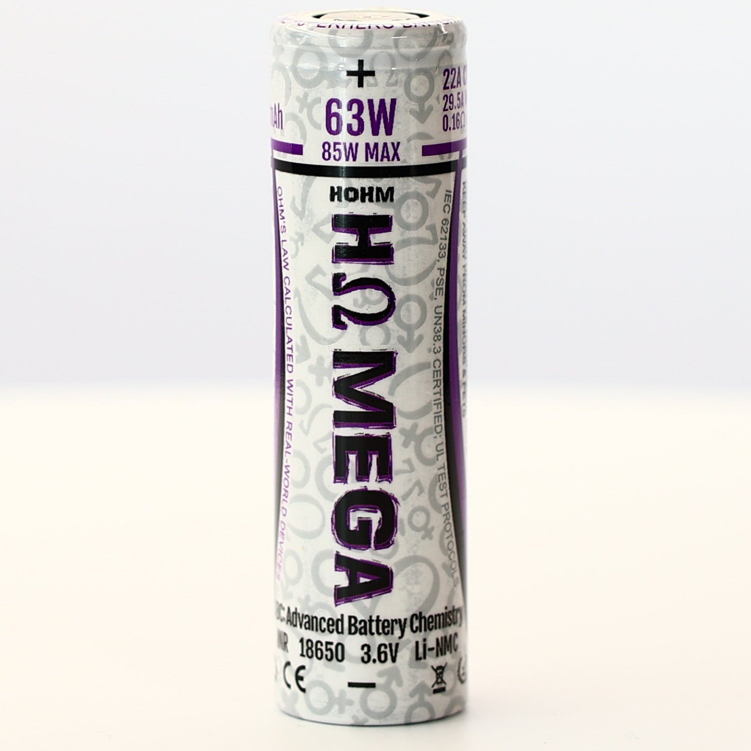 Hohm Tech Mega 18650 2505mAh 22A Battery