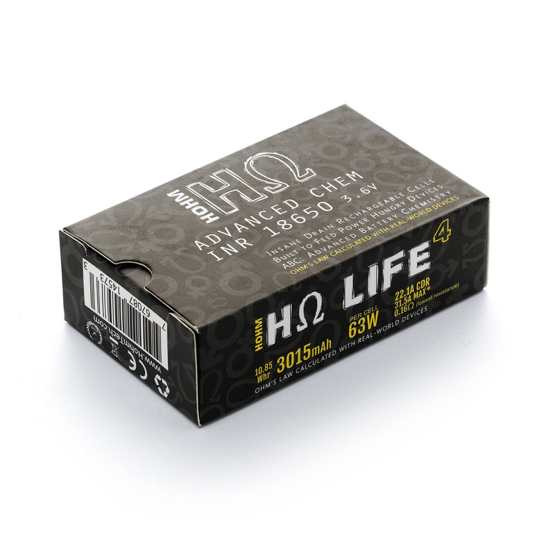 Hohm Tech Life V4 18650 3015mAh 22.1A Battery