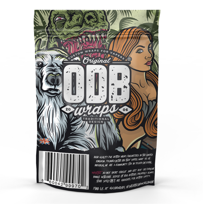 ODB Dino V2 Wraps - Pack of 4