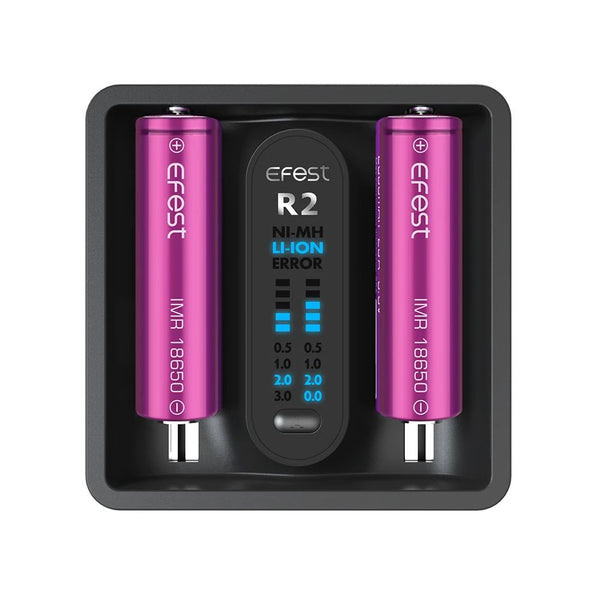 Efest iMate R2 Intelligent QC Battery Charger - Black