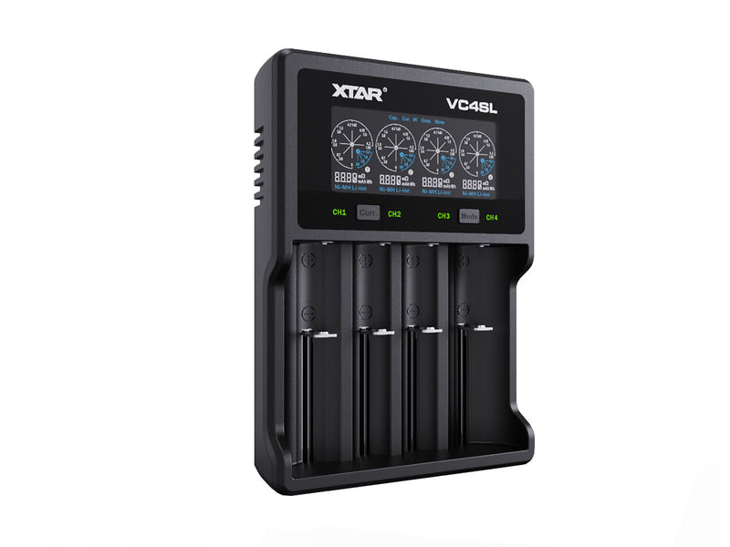 XTAR VC4SL 4 Bay Digital LCD Battery Charger